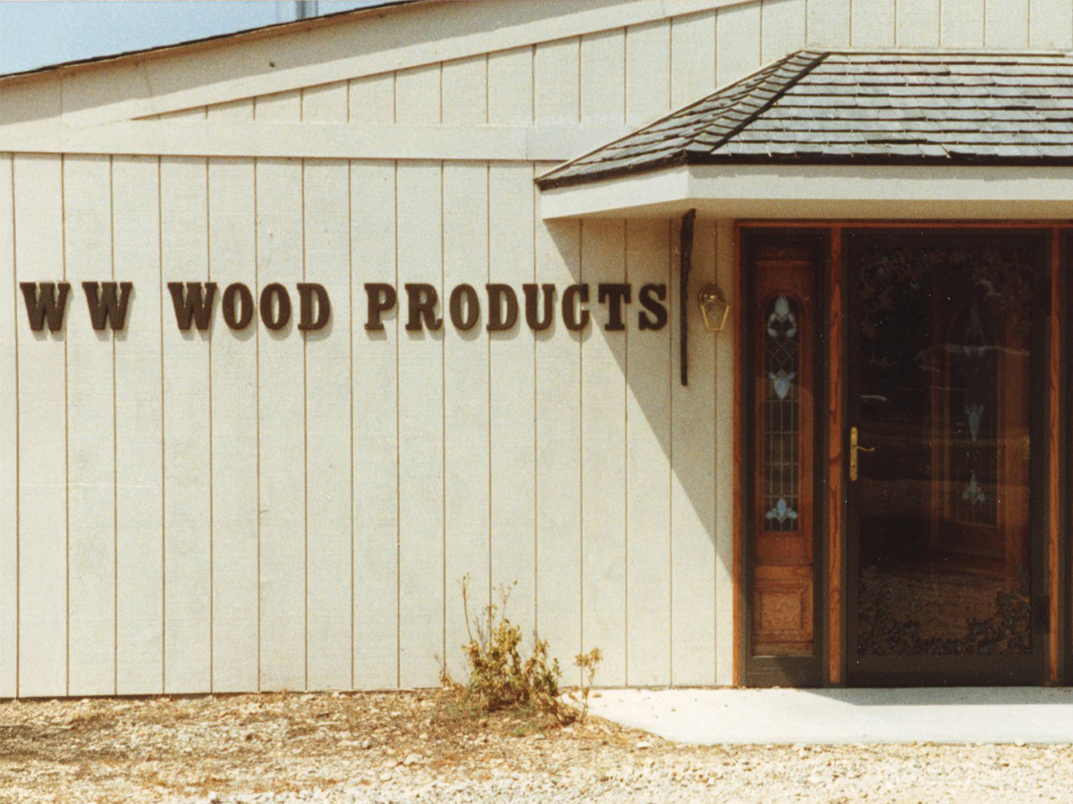 Started building cabinet doors... in 1986